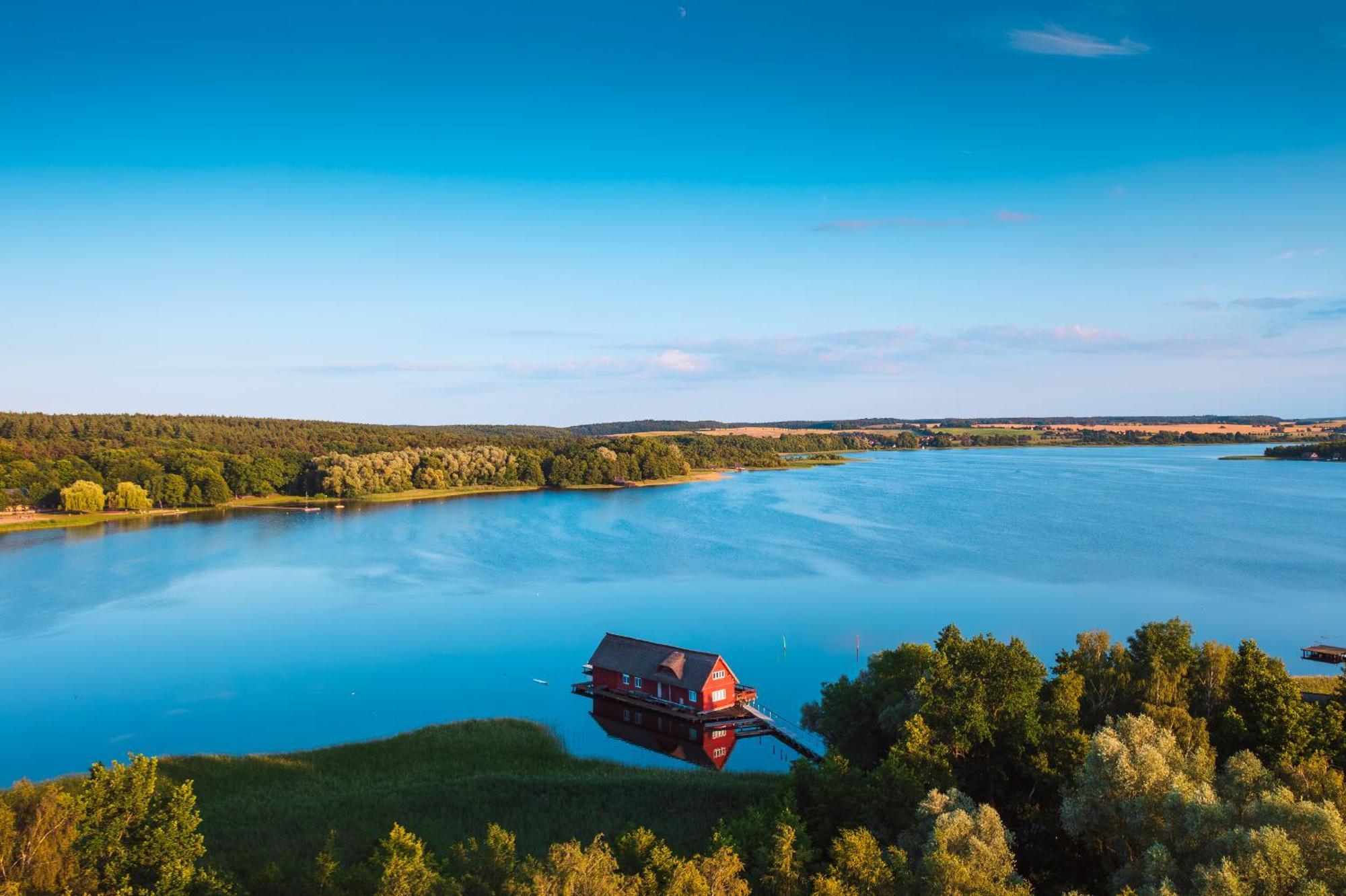 Strandhaus Am Inselsee Gustrow Bagian luar foto